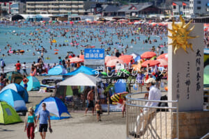 逗子海水浴場（撮影日：2019.08.11）